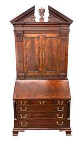 Henkel Harris mahogany Document Cabinet secretary.