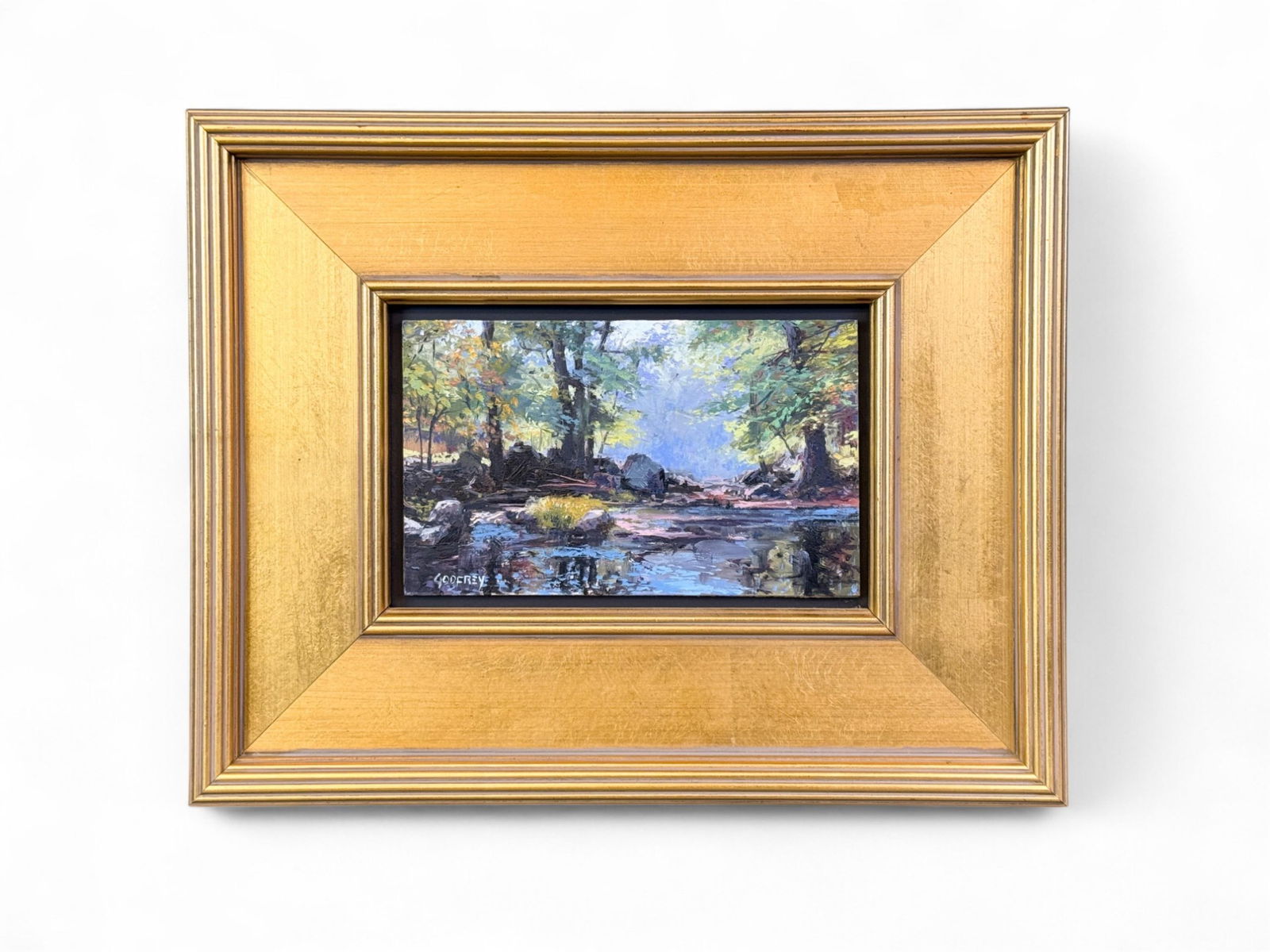 Michael Godfrey, Creek Scene, O/B. (1 of 3)
