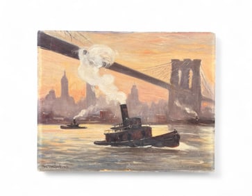 Bela de Tirefort, Tugboat, 1943, O/B.