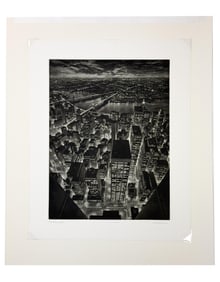 Werger, "The World Below," 1999, Mezzotint.