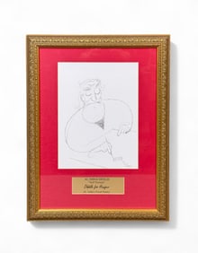 Al Hirschfeld, "Self Portrait," 2002.