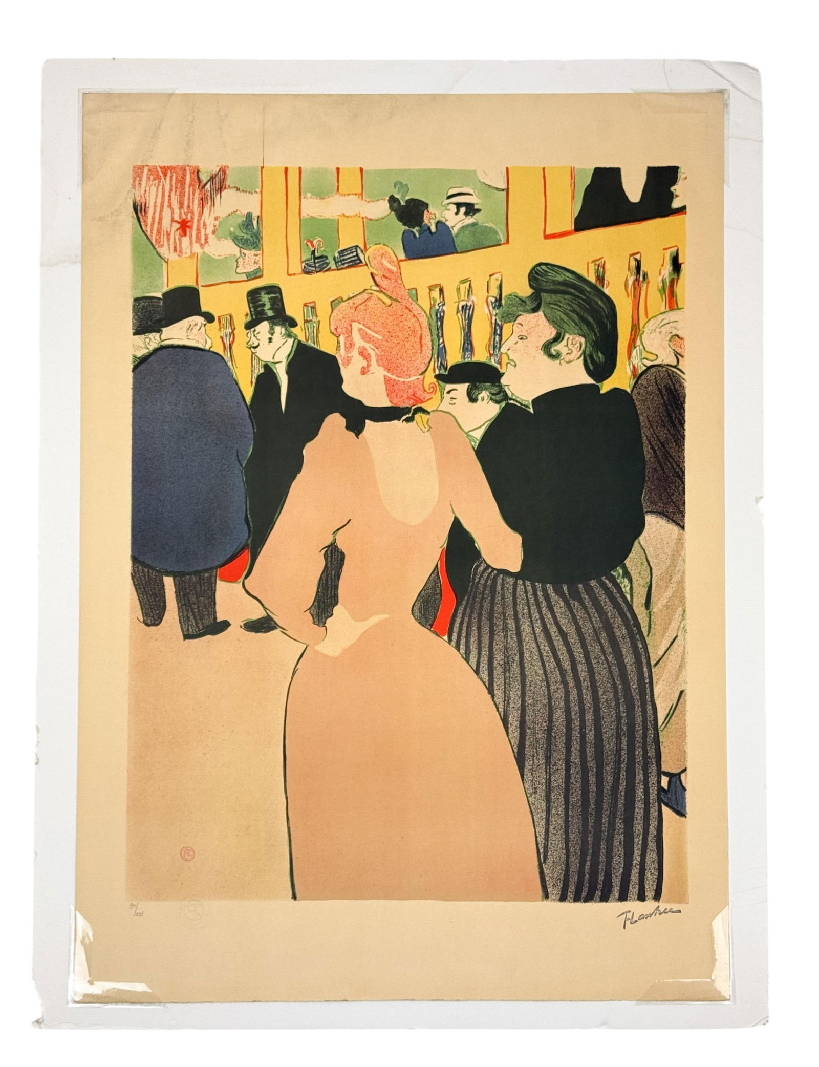 After Toulouse-Lautrec, "Au Moulin Rouge," Litho. (1 of 6)