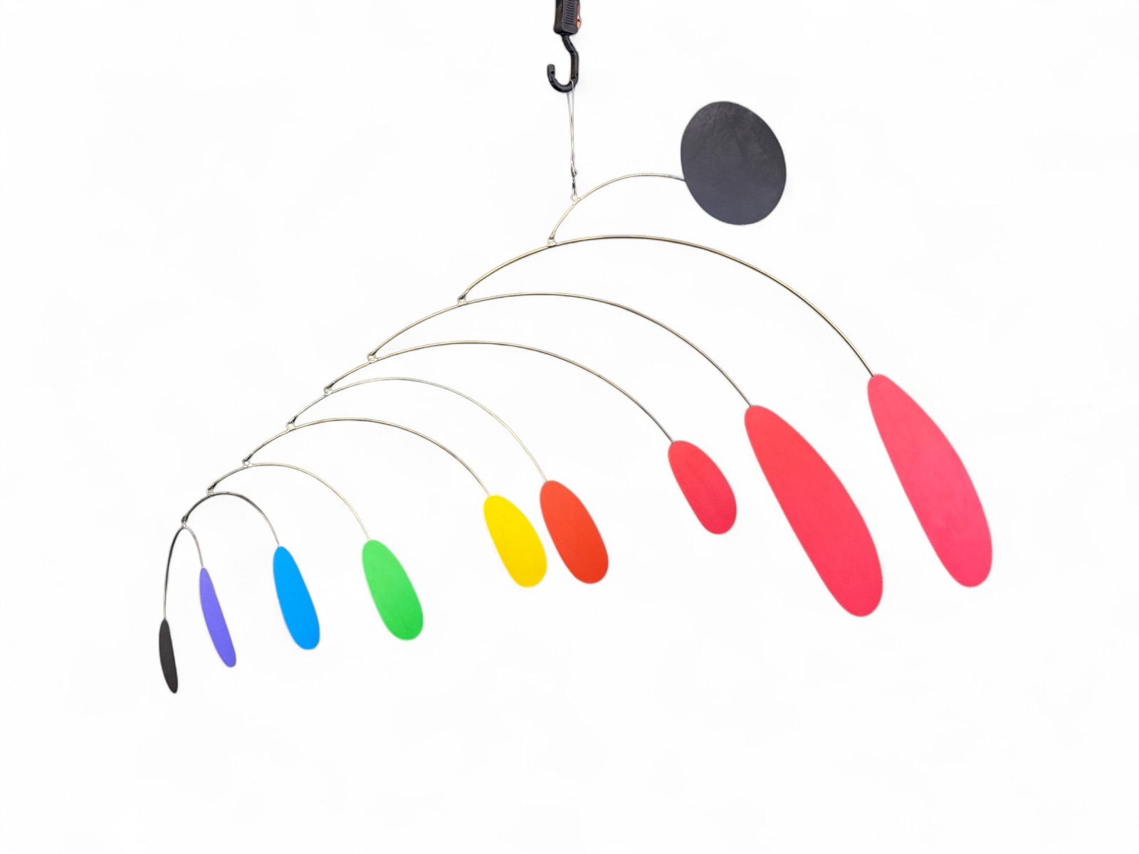 Geometric painted metal mobile. (1 of 4)