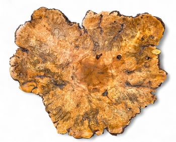 Large burl wood platter.