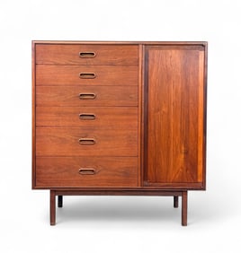 Jack Cartwright walnut gentleman's chest.