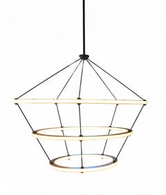 Paul Loebach halo chandelier.