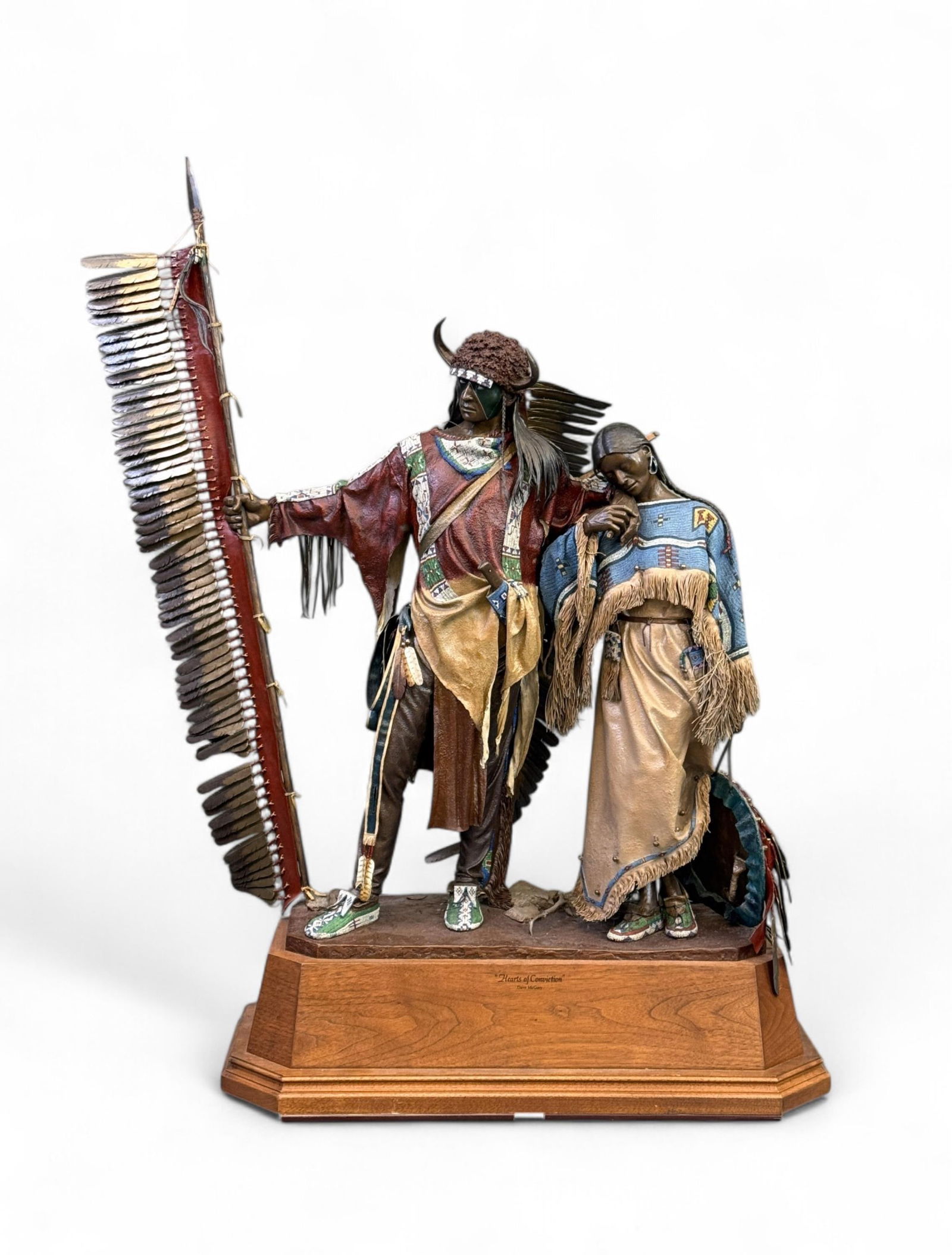 Dave McGary, "Hearts of Conviction," Bronze, 1998. (1 of 8)