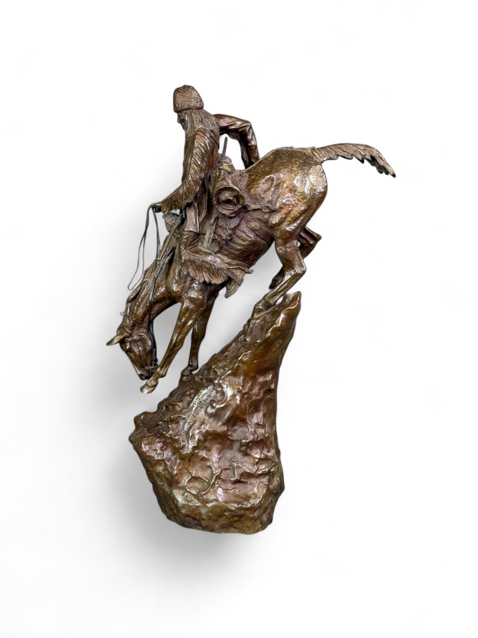 After Remington, "Mountain Man," Bronze. (1 of 5)