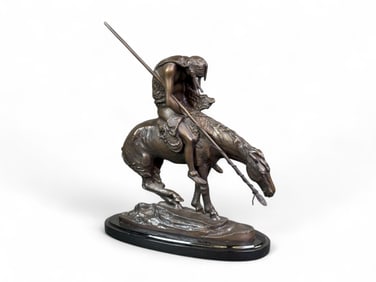 After JE Fraser, "End of the Trail," Bronze.