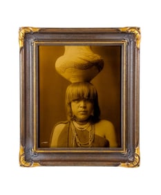 Curtis, "Sunflower", 1905, Photograph.