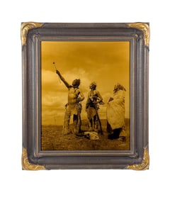 Curtis, "The Oath-Apsaroke," 1908, Photograph.