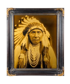 Curtis,"Chief Johnson," 1903, Photograph.