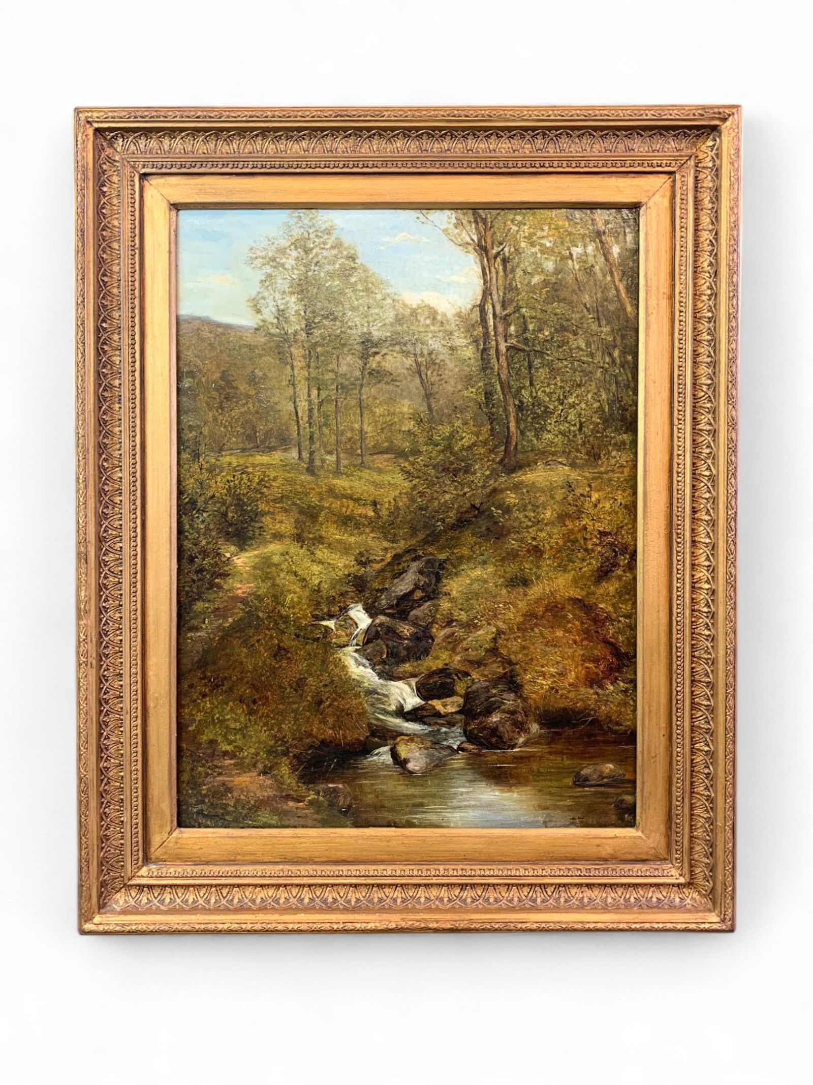 W.H.B., Forest landscape, 1874, O/C. (1 of 6)