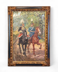 Garcia, King Alphonse XIII & Queen Victoria, O/C.