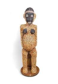 Bamileke maternity figure, Cameroon, 20th c.