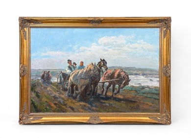 Janos Viski, Horses, O/C.