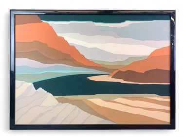 Connie Slack, "A Point of View," 1987, O/C.