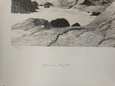 Wengenroth, "Afternoon Light", 1972, Lithograph.