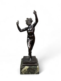 Dancing Faun of Pompeii bronze.