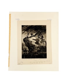Weidenaar, "Silas Marner," 1944, Aquatint.