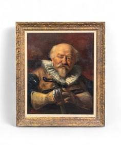 Portrait of a burgher, O/C.