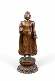 Bronze Buddha, India.