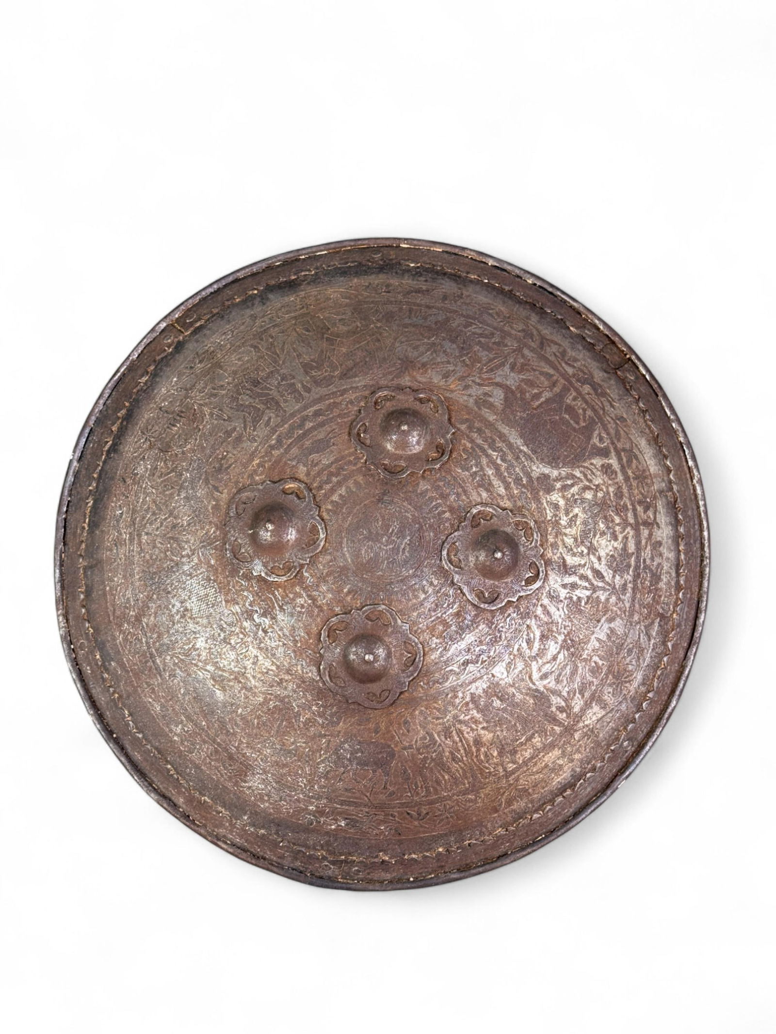 Indo-Persian shield, 19th c. (1 of 5)