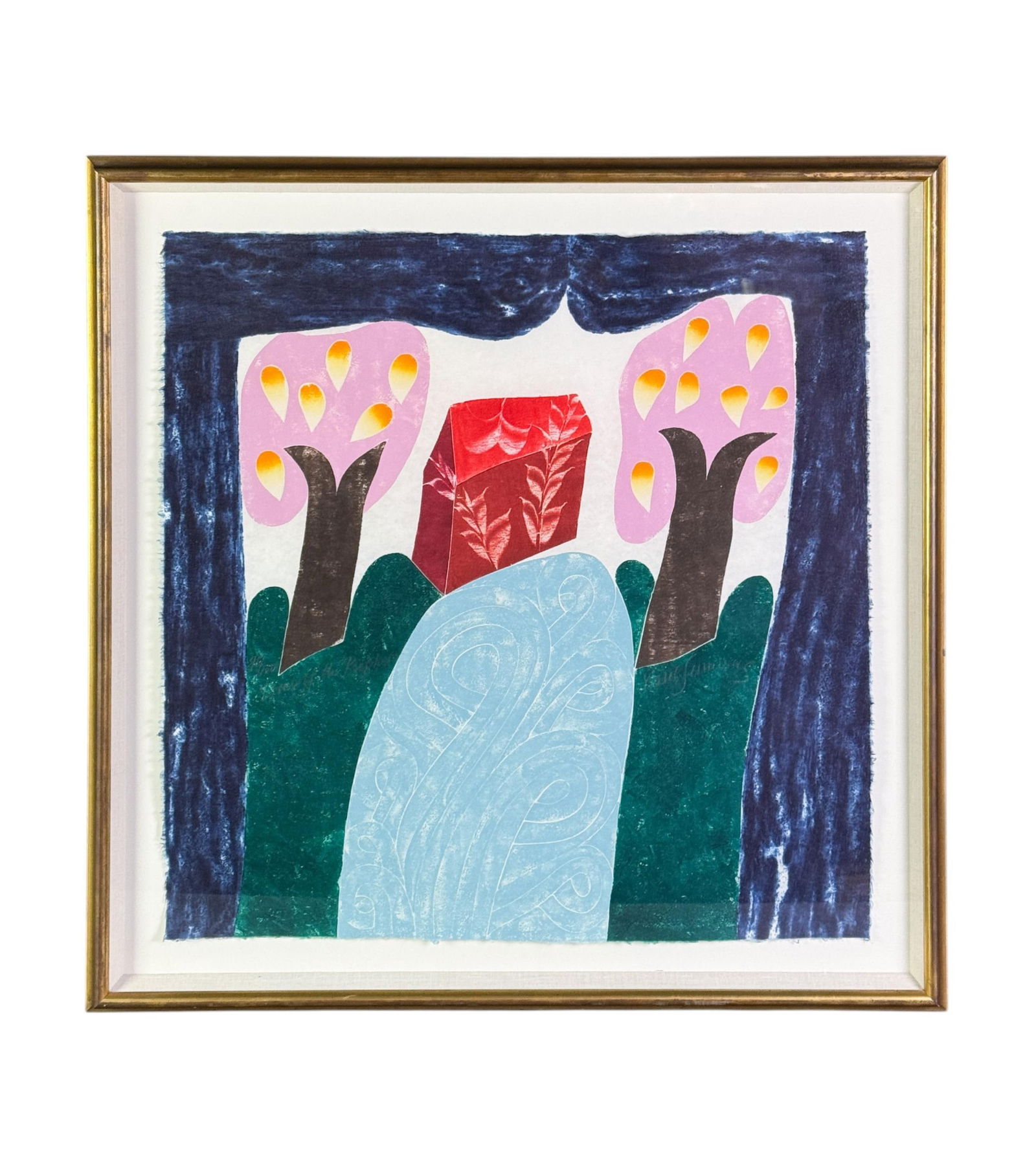 Carol Summers, "Tomb of the Prophet," woodcut. (1 of 6)