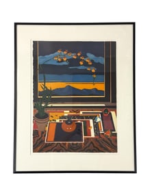 Oxman, "In Yellow Hewn," 2008, Etching.
