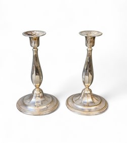 Tiffany & Co. sterling candlesticks.