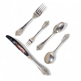 Wallace "Grande Baroque" sterling flatware set.