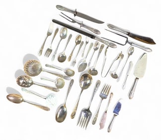 S. Kirk & Sons "Primrose" sterling flatware.