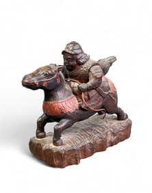 Jingoro, "Attacking Samurai," wood.