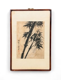 Korean ink painting of bamboo, early 20th c.