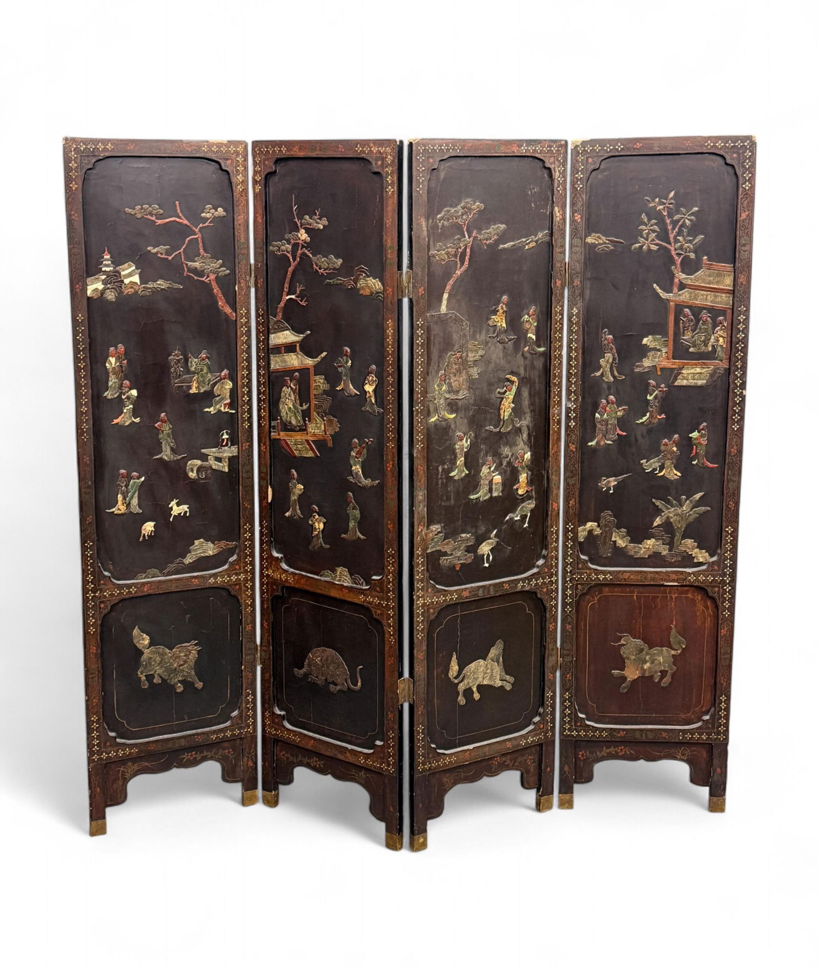 Chinese dressing screen. (1 of 9)