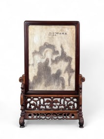 Chinese Scholar?s stone panel, 19th-20th c.