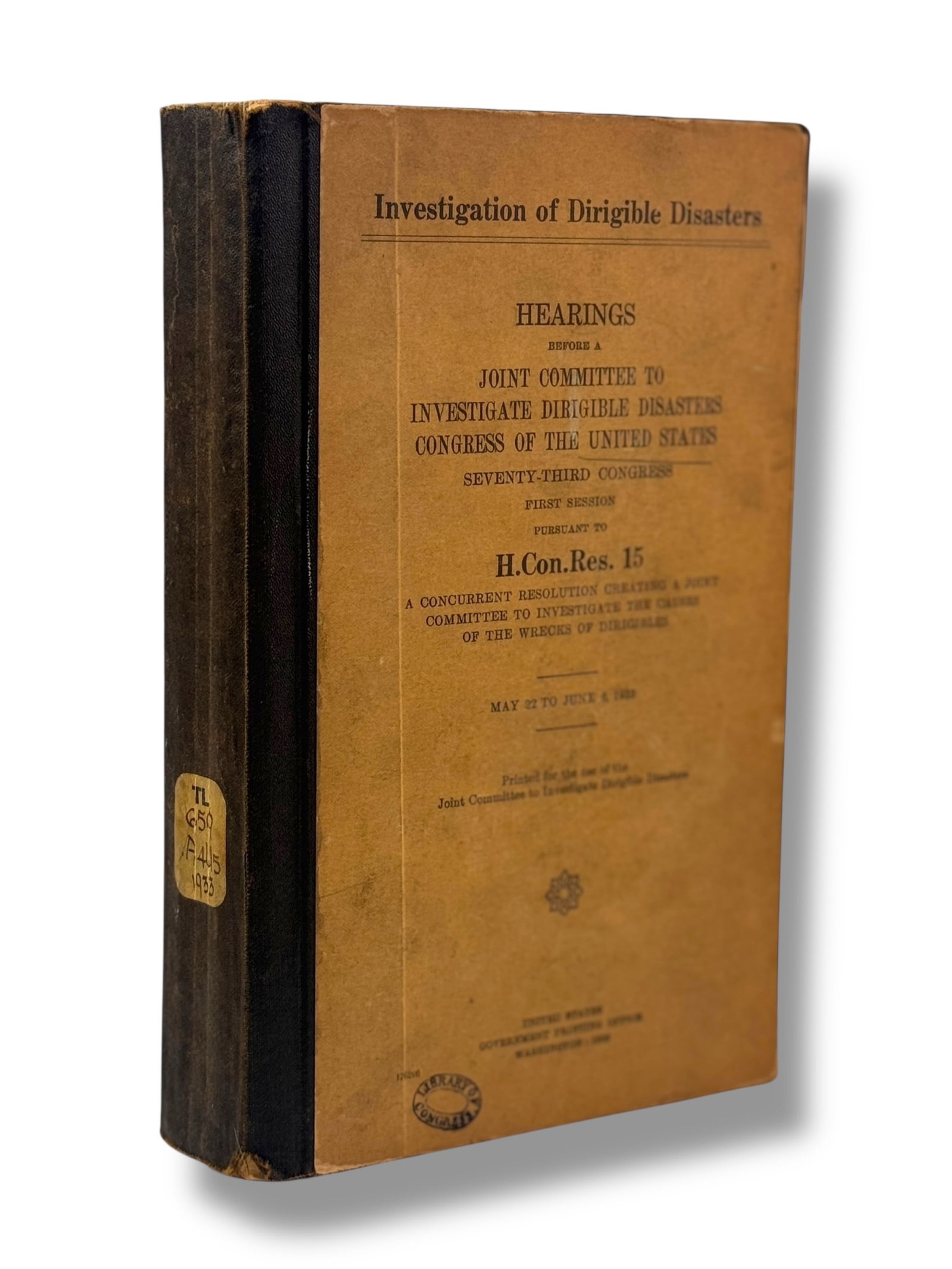 Investigation of Dirigible Disasters (1 of 2)