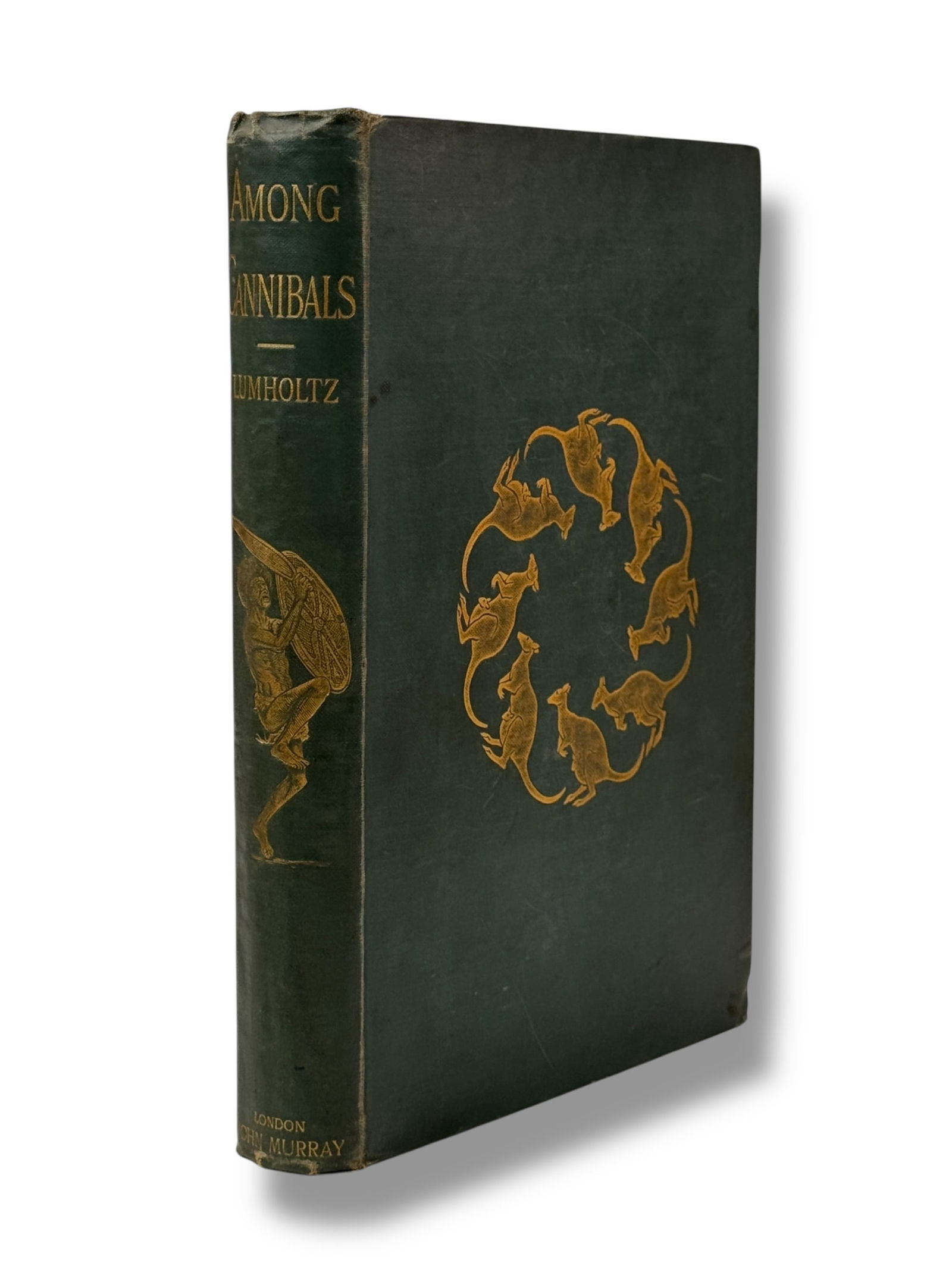 Among Cannibals Four Years Travels in Australia ..: [Australia] Lumholtz, Carl. Among Cannibals, An Account of Four Years' Travels in Australia and of Camp Life with the Aborigines of Queensland. London. John Murray. 1890.Approximately 9.25 x 7 inches.