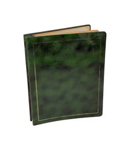 Multi-Signed Autograph Album with 5 Presidents etc: [Signed]. 14.5 x 11.5 inch 1961 autograph album with letters or cards signed by Lyndon Johnson, Dwight Eisenhower, Richard NIxon, Herbert Hoover, and John and Jackie Kennedy (the Kennedy signatures ar