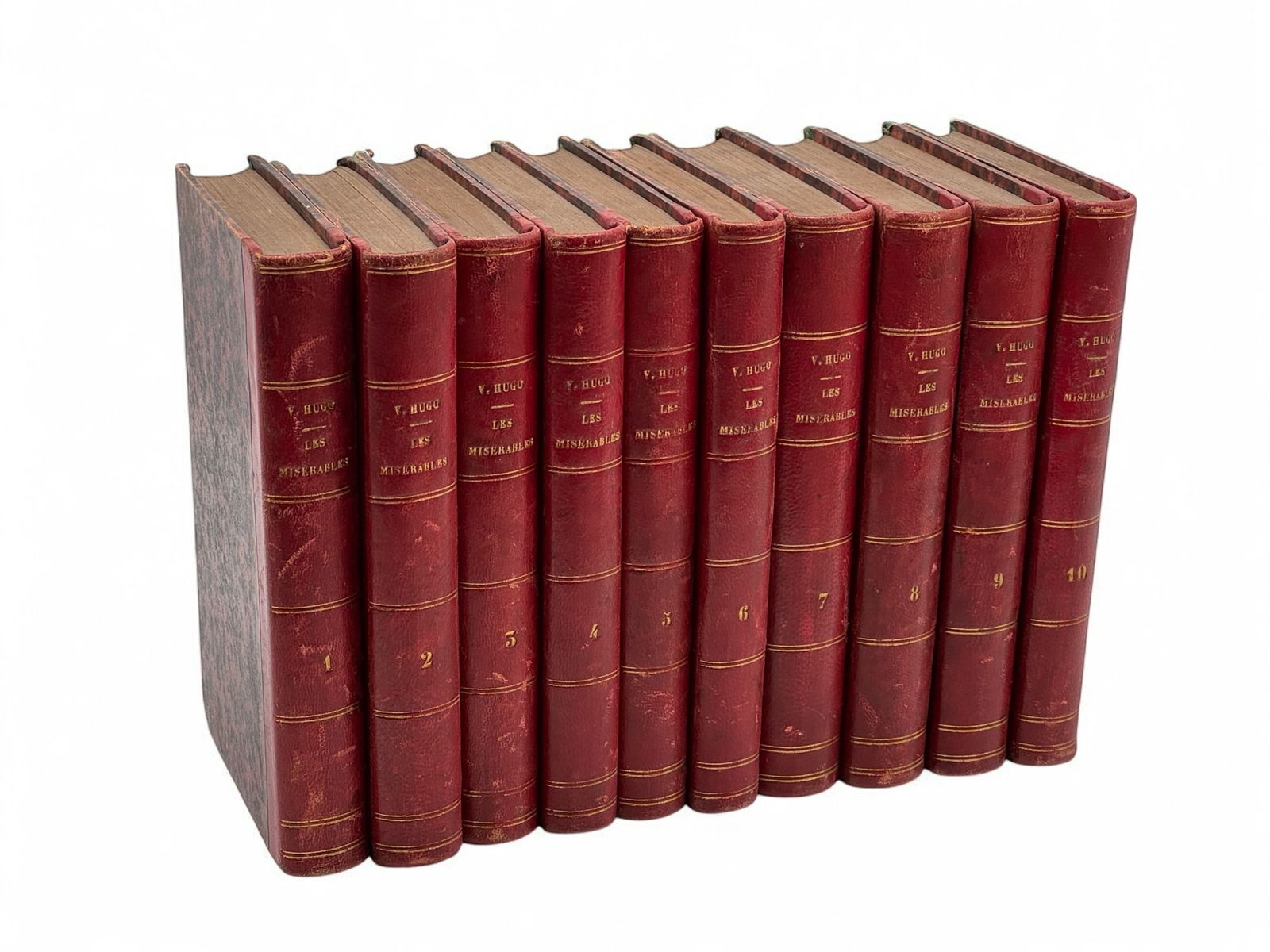 10 Vols. Les Miserables. (1 of 2)