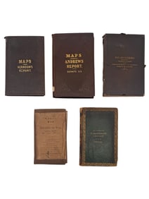 5 Vols. On 19th C. Case Folding Maps, Exploration.