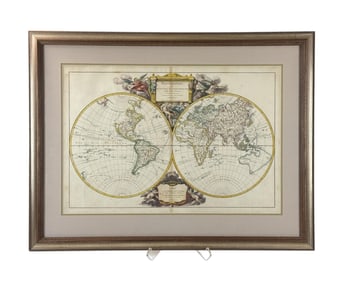 Mappemonde Ou Description Du Globe...