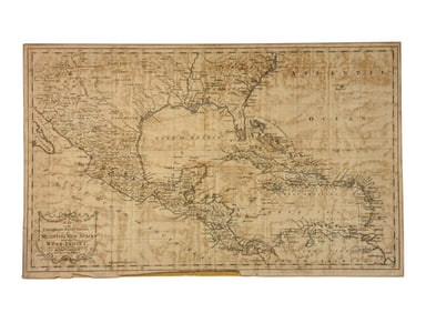 Map of the European Settlements in Mexico....