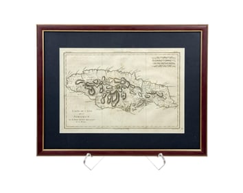 Carte de L'Isle de la Jamaique.