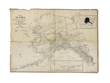 Map of Alaska. 1913.