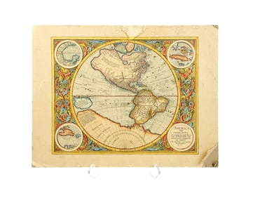 Facsimile of America sive India Nova.