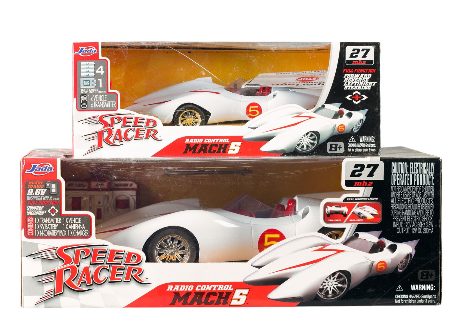 2 Jada Speed Racer Mach 5 radio control cars MIB (1 of 4)