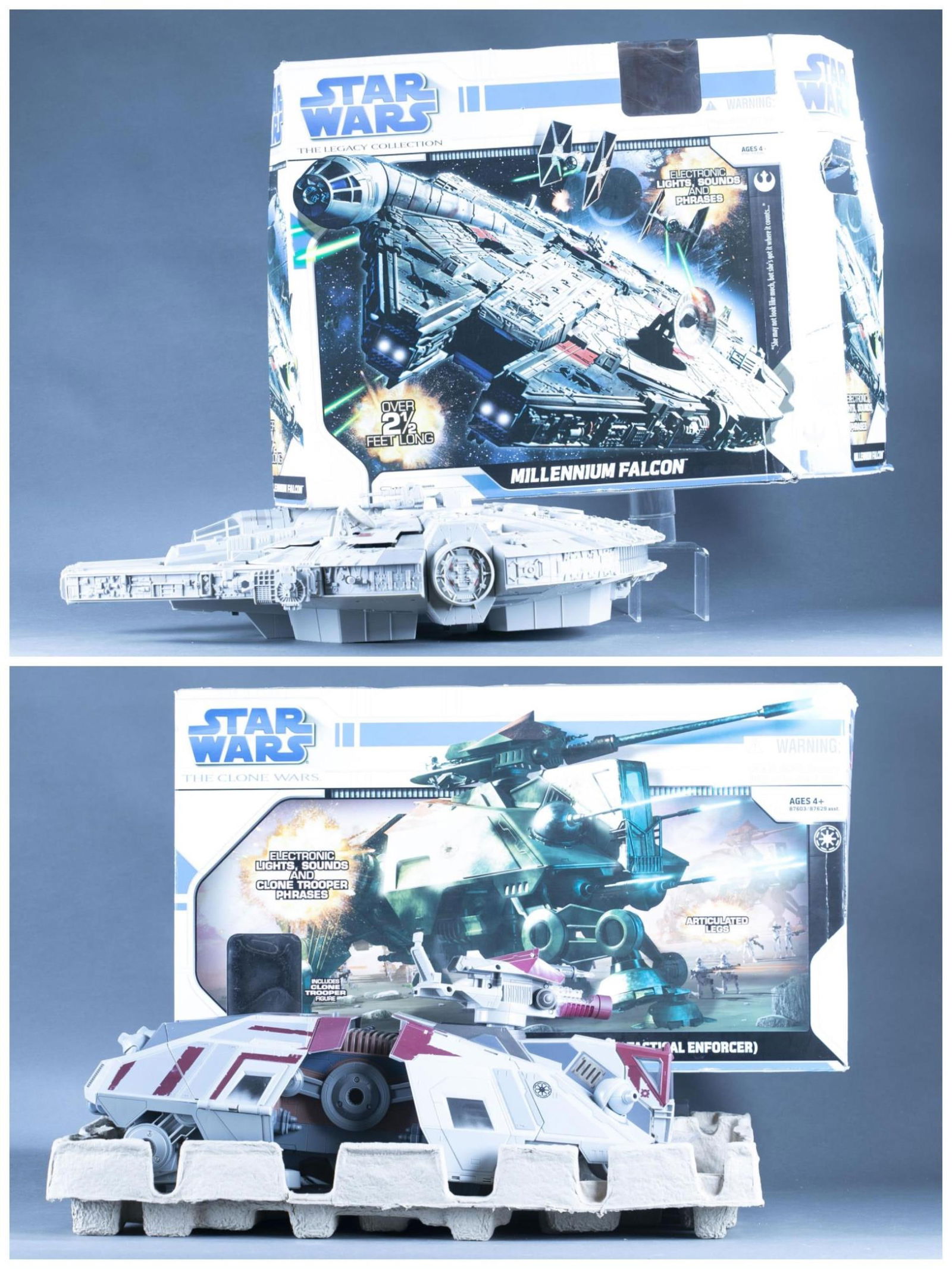 2008 Star Wars  AT-TE and Millennium Falcon IB (1 of 5)