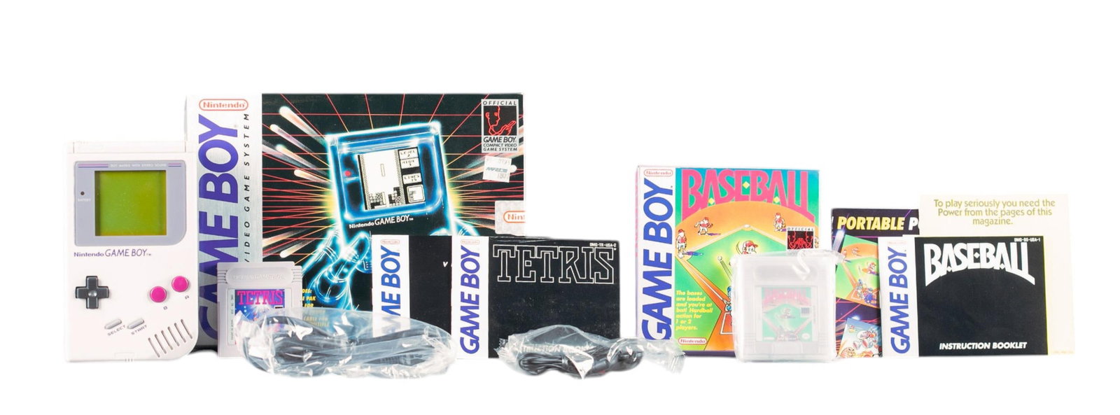 Nintendo Game Boy & Baseball game CIB (1 of 5)