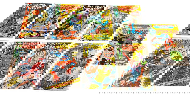 9 Marvel The Amazing Spider-Man (1971) comics: A group of nine Bronze Age Marvel Comics "The Amazing Spider-Man" comics. Including #92 (1971), #93 (1971), #94 (1971), #96 (1971), #97 (1971), #98 (1971), #100 (1971), and #101 (1971). ++ Amazing Spi